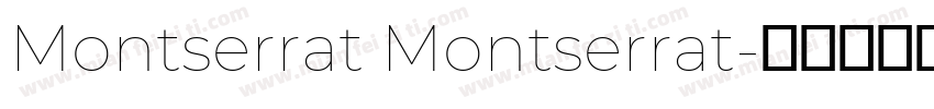 Montserrat Montserrat字体转换